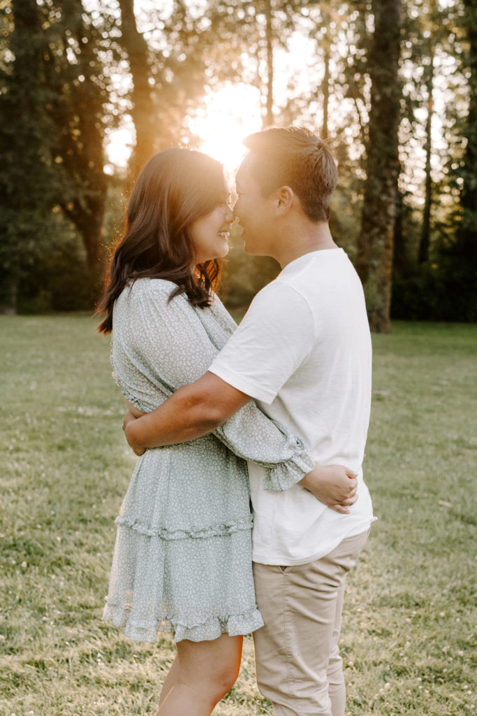 North Bend couples engagement shoot